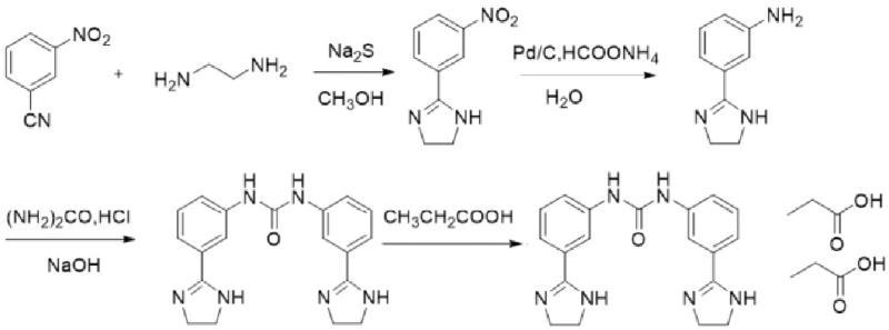 二丙酸咪唑苯脲的合成.png