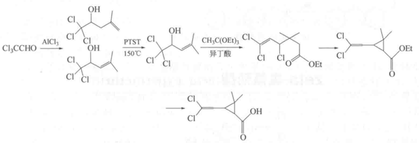 中间体二氯菊酸的合成方法3