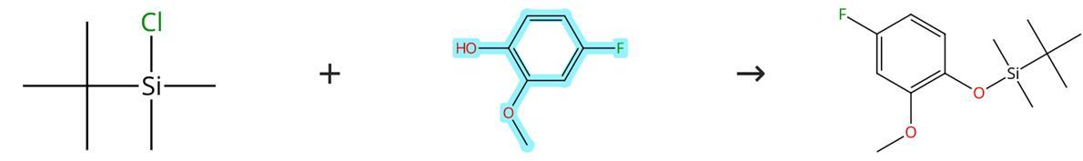 Siloxanization reaction of 4-Fluoro-2-methoxyphenol