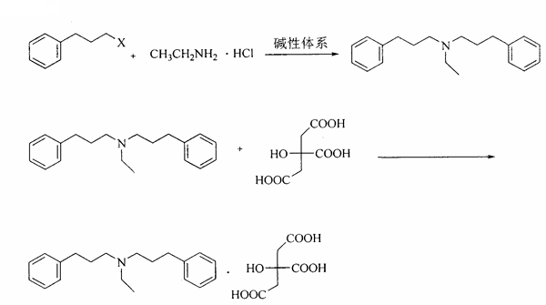 枸橼酸阿尔维林的合成路线