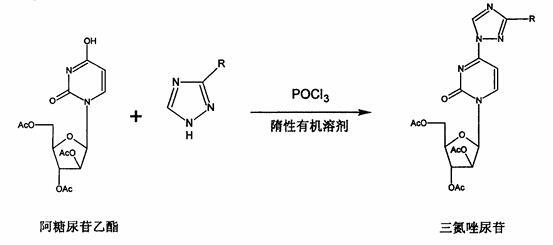 三氮唑尿苷的合成路线