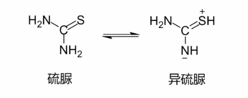 硫脲的互变平衡