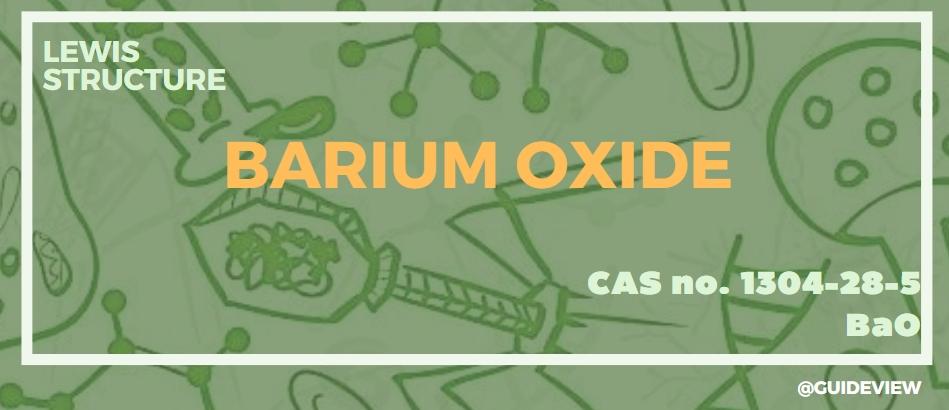 What is the bao lewis structure?