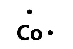 What is the cobalt lewis dot structure?