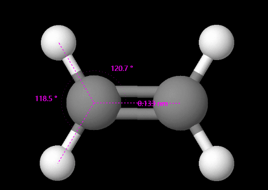 What is the c2h4 lewis structure?