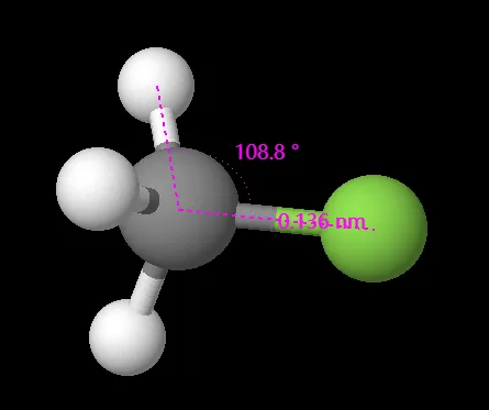 What is the Lewis Structure of METHYL FLUORIDE?