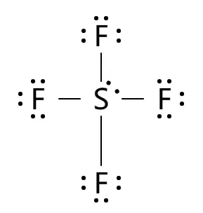 What is the Lewis Structure of Sulfur tetrafluoride?