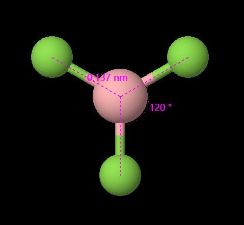 What is the Lewis Structure of Boron trifluoride?