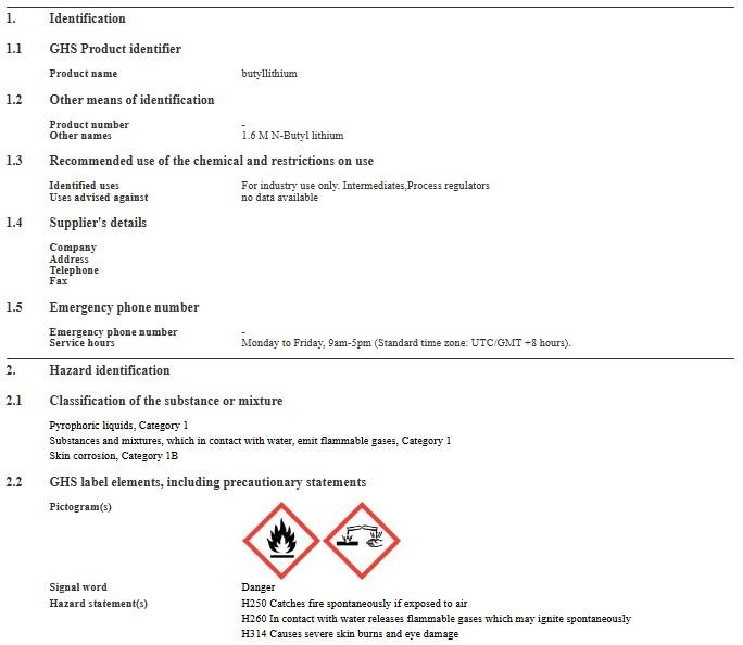 N Butyllithium: Chemistry, Applications, and Safety Considerations