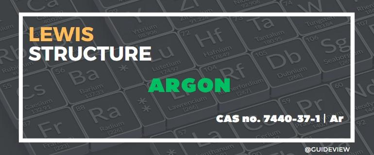 What is the argon lewis dot structure?