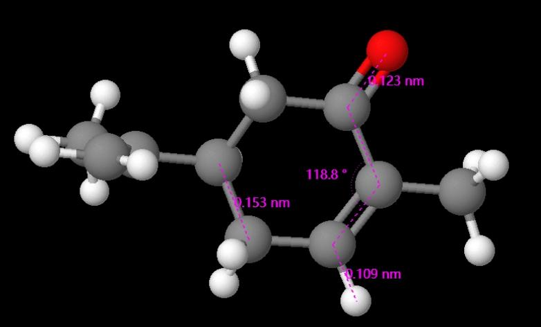 What is the Lewis Structure of Carvone?