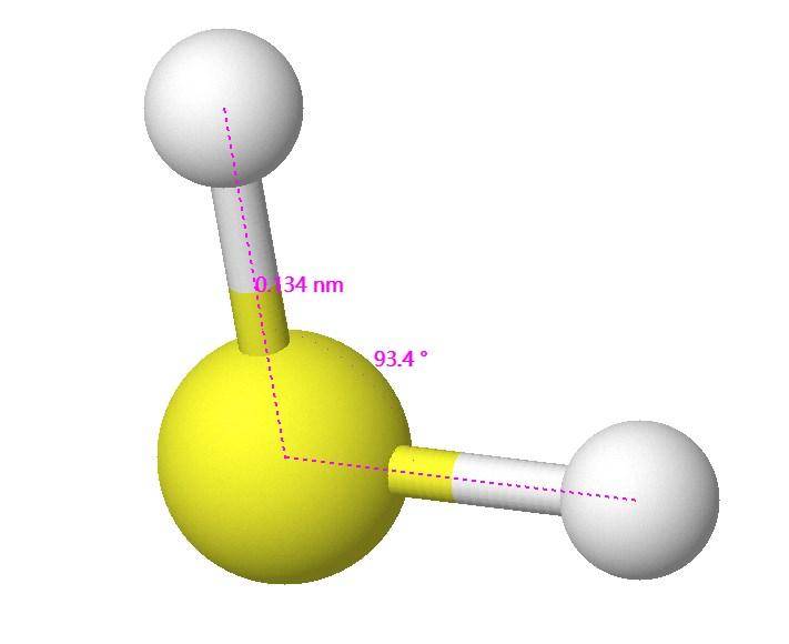 Estructura De Lewis Del Ácido Sulfhídrico