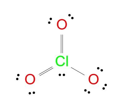 Lewis Structure of ClO₃⁻ Chlorate Ion