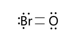 Quelle est la structure de Lewis de l'oxyde de brome?