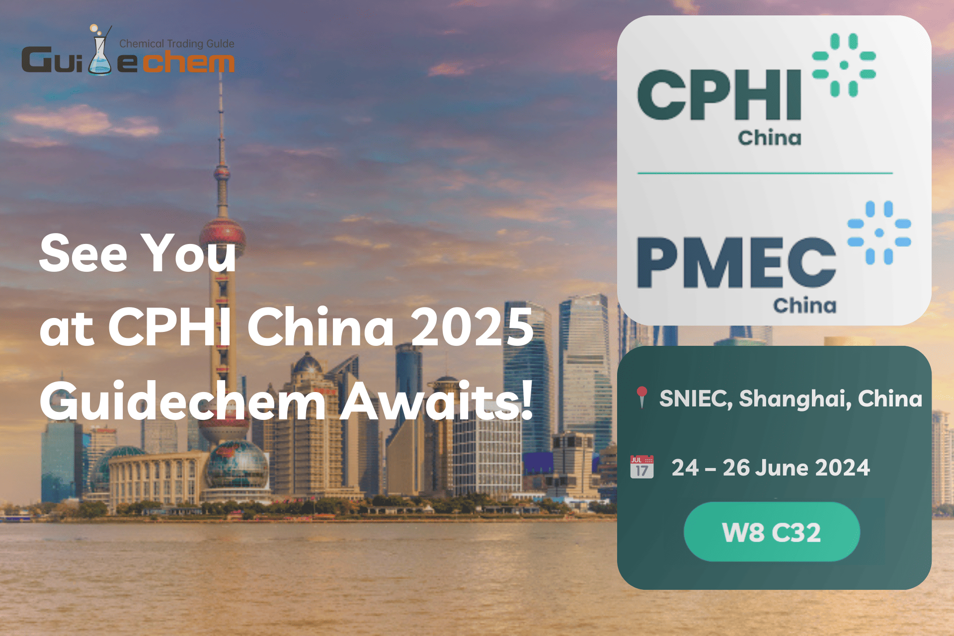 Guidechem Looks Forward to Meeting You at CPHI China 2025!
