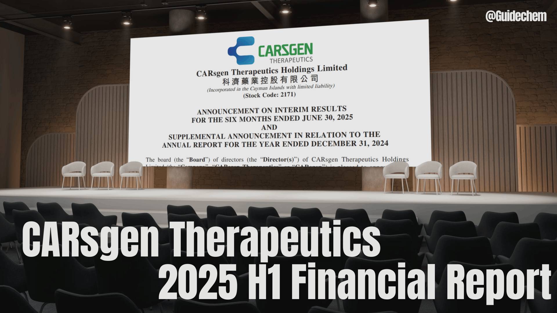 CARsgen Therapeutics H1 2025 Financial Report