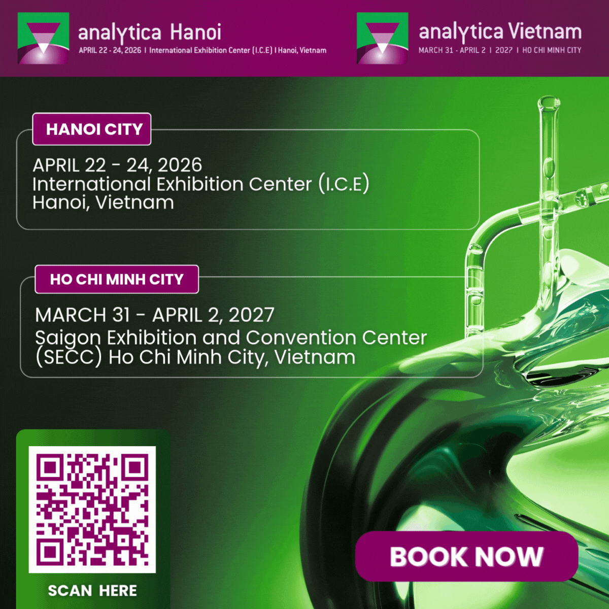 analytica Vietnam 2027 & analytica Hanoi 2026: Your Gateway to Vietnam’s booming Lab market
