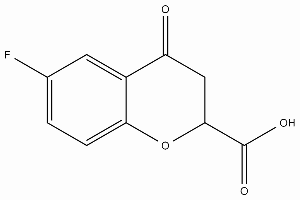 rac-6-Fluoro-3,4-dihydro-4-oxo-2H-1-benzopyran-2-carboxylic Acid