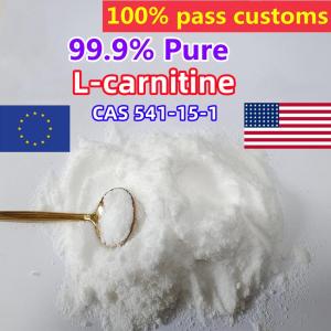 USA Europe 100% Safe Delivery, >99% Purity L-carnitine L-karnitine Powder CAS 541-15-1