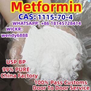China Factory 99% Pure Metformin Hydrochloride Hcl Powder CAS 1115-70-4 Safe Shipping Door To Door Metformina Em Po Polvo