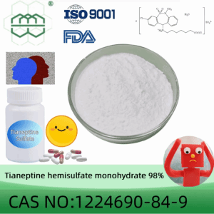 Manufacturer Supplies supplement high-quality Tianeptine hemisulfate monohydrate 98% purity min.