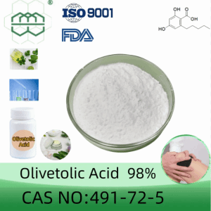 Manufacturer Supplies supplement high-quality Olivetolic acid 98% purity min.