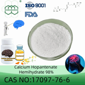 Manufacturer Supplies supplement high-quality Calcium Hopantenate Hemihydrate 98% purity min.
