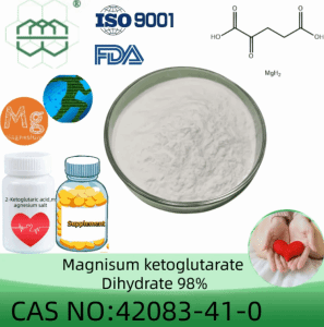 Manufacturer Supplies supplement high-quality Magnisum ketoglutarate Dihydrate 98% purity min.