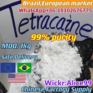 Brazil European Markets,High Quality Tetracaina Hydrochloride Cas:136-47-0 Powder Door to Door
