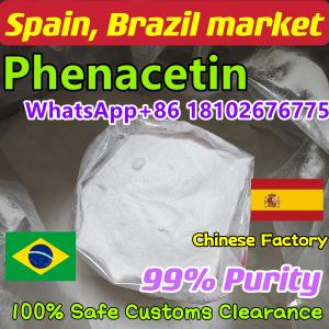 Chinese Factory,99% Purity Phenacetin Powder Cas:62-44-2 Powder 100% Safe Customs Clearance