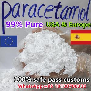 Europe USA 100% Safe Shipping, >99% Pure Paracetamol Powder Acetaminophen CAS 103-90-2