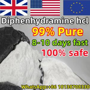 Europe USA 100% Safe Delivery, >99% Pure Diphenhydramine HCL Powder Diphenhydramina Hydrochloride CAS 147-24-0