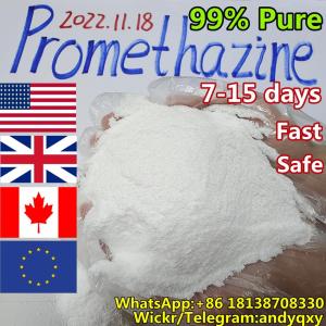 Europe USA 100% Safe Delivery, >99% Pure Promethazine HCL Powder Promethazina Hydrochloride CAS 58-33-3