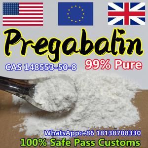 Europe USA 100% Safe Shipping, >99% Pure Pregabalin Powder CAS 148553-50-8