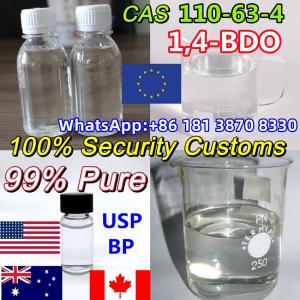 Australia USA Canada Europe 100% Safe Delivery, >99% Pure BDO 1,4-Butanediol Liquid CAS 110-63-4