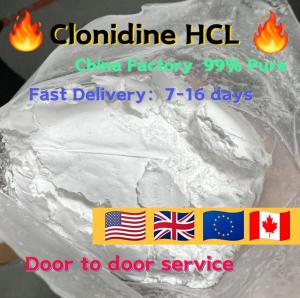 China factory 99% Pure Clonidine hydrochloride CAS 4205-91-8 Door To Door 100％Secure delivery Safe Delivery