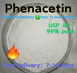 China factory 99% Pure Phenacetin CAS 62-44-2 Door To Door 100％Secure delivery Safe Delivery