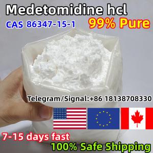 US Safe Delivery, Medetomidine HCL 99%+ Pure Powder Hydrochloride Em Po Medetomidina Hydrochlorida Polvo CAS 86347-15-1 Dimethylphenyl Imidazole